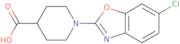 1-(6-Chloro-1,3-benzoxazol-2-yl)piperidine-4-carboxylic acid