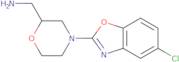 [4-(5-Chloro-1,3-benzoxazol-2-yl)morpholin-2-yl]methylamine hydrochloride