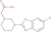 [1-(6-Chloro-1,3-benzoxazol-2-yl)piperidin-3-yl]acetic acid