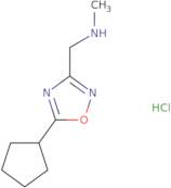 N-[(5-Cyclopentyl-1,2,4-oxadiazol-3-yl)methyl]-N-methylamine hydrochloride