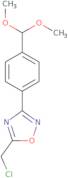 5-(Chloromethyl)-3-[4-(dimethoxymethyl)phenyl]-1,2,4-oxadiazole