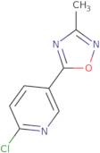 2-Chloro-5-(3-methyl-1,2,4-oxadiazol-5-yl)pyridine