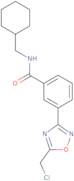 3-[5-(Chloromethyl)-1,2,4-oxadiazol-3-yl]-N-(cyclohexylmethyl)benzamide