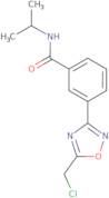 3-[5-(Chloromethyl)-1,2,4-oxadiazol-3-yl]-N-isopropylbenzamide