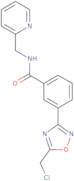 3-[5-(Chloromethyl)-1,2,4-oxadiazol-3-yl]-N-(pyridin-2-ylmethyl)benzamide