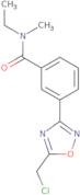 3-[5-(Chloromethyl)-1,2,4-oxadiazol-3-yl]-N-ethyl-N-methylbenzamide