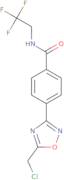 4-[5-(Chloromethyl)-1,2,4-oxadiazol-3-yl]-N-(2,2,2-trifluoroethyl)benzamide