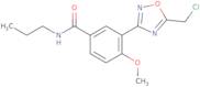 3-[5-(Chloromethyl)-1,2,4-oxadiazol-3-yl]-4-methoxy-N-propylbenzamide