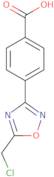 4-[5-(Chloromethyl)-1,2,4-oxadiazol-3-yl]benzoic acid