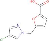 5-[(4-Chloro-1H-pyrazol-1-yl)methyl]-2-furoic acid