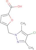 5-[(4-Chloro-3,5-dimethyl-1H-pyrazol-1-yl)methyl]-2-furoic acid