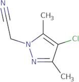(4-Chloro-3,5-dimethyl-1H-pyrazol-1-yl)acetonitrile