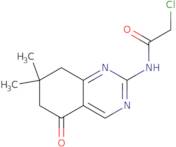 2-Chloro-N-(7,7-dimethyl-5-oxo-5,6,7,8-tetrahydroquinazolin-2-yl)acetamide