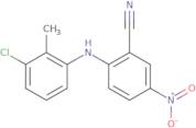 2-[(3-Chloro-2-methylphenyl)amino]-5-nitrobenzonitrile