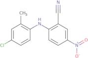 2-[(4-Chloro-2-methylphenyl)amino]-5-nitrobenzonitrile