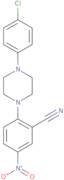 2-[4-(4-Chlorophenyl)piperazin-1-yl]-5-nitrobenzonitrile