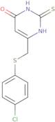 6-{[(4-Chlorophenyl)thio]methyl}-2-mercaptopyrimidin-4(3H)-one