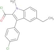 3-(4-Chlorophenyl)-5-ethyl-1-methyl-1H-indole-2-carbonyl chloride