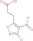 3-(3-Chloro-4-nitroisoxazol-5-yl)propanoic acid