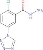 2-Chloro-5-(1H-tetrazol-1-yl)benzohydrazide