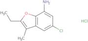 5-Chloro-2-ethyl-3-methyl-1-benzofuran-7-amine hydrochloride