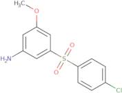 3-[(4-Chlorophenyl)sulfonyl]-5-methoxyaniline