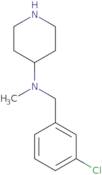 N-(3-Chlorobenzyl)-N-methylpiperidin-4-amine
