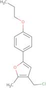 3-(Chloromethyl)-2-methyl-5-(4-propoxyphenyl)furan