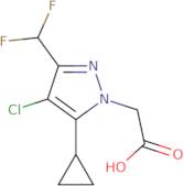 [4-Chloro-5-cyclopropyl-3-(difluoromethyl)-1H-pyrazol-1-yl]acetic acid