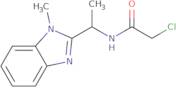 2-Chloro-N-[1-(1-methyl-1H-benzimidazol-2-yl)ethyl]acetamide