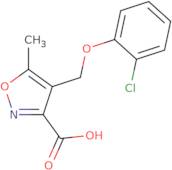 4-[(2-Chlorophenoxy)methyl]-5-methylisoxazole-3-carboxylic acid