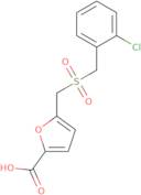 5-{[(2-Chlorobenzyl)sulfonyl]methyl}-2-furoic acid