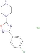 1-[3-(4-Chlorophenyl)-1,2,4-oxadiazol-5-yl]piperazine hydrochloride