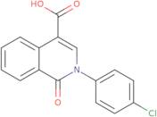 2-(4-Chlorophenyl)-1-oxo-1,2-dihydroisoquinoline-4-carboxylic acid