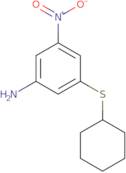 3-(Cyclohexylthio)-5-nitroaniline