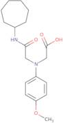 [[2-(Cycloheptylamino)-2-oxoethyl](4-methoxyphenyl)amino]acetic acid