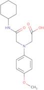 [[2-(Cyclohexylamino)-2-oxoethyl](4-methoxyphenyl)amino]acetic acid