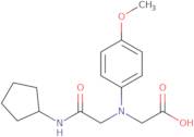 [[2-(Cyclopentylamino)-2-oxoethyl](4-methoxyphenyl)amino]acetic acid