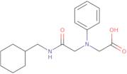 [{2-[(Cyclohexylmethyl)amino]-2-oxoethyl}(phenyl)amino]acetic acid