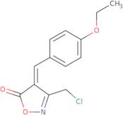 (4E)-3-(Chloromethyl)-4-(4-ethoxybenzylidene)isoxazol-5(4H)-one