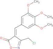 (4E)-3-(Chloromethyl)-4-(3,4,5-trimethoxybenzylidene)isoxazol-5(4H)-one