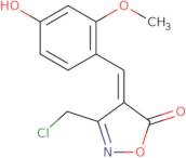 (4E)-3-(Chloromethyl)-4-(4-hydroxy-2-methoxybenzylidene)isoxazol-5(4H)-one