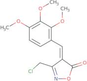 (4E)-3-(Chloromethyl)-4-(2,3,4-trimethoxybenzylidene)isoxazol-5(4H)-one