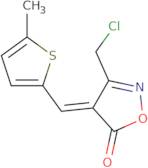 (4E)-3-(Chloromethyl)-4-[(5-methyl-2-thienyl)methylene]isoxazol-5(4H)-one