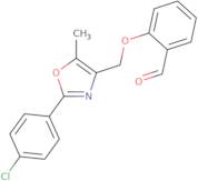 2-{[2-(4-Chlorophenyl)-5-methyl-1,3-oxazol-4-yl]methoxy}benzaldehyde