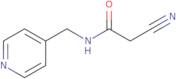 2-Cyano-N-(pyridin-4-ylmethyl)acetamide