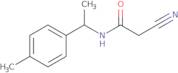 2-Cyano-N-[1-(4-methylphenyl)ethyl]acetamide