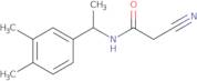 2-Cyano-N-[1-(3,4-dimethylphenyl)ethyl]acetamide