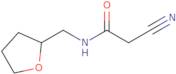 2-Cyano-N-(tetrahydrofuran-2-ylmethyl)acetamide
