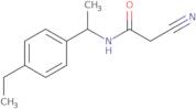 2-Cyano-N-[1-(4-ethylphenyl)ethyl]acetamide